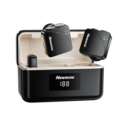 Newman MC226 Wireless Lavalier Microphone Outdoor Anchor Douyin Radio Microphone Live Recording Equipment Shooting Video Mobile Phone Pickup Short Video True AI Noise Reduction Wireless Microphone Two-person Universal True AI Noise Reduction + Charging Compartment Version