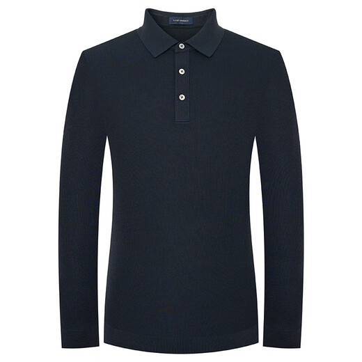 
News bird shirt collar cardigan men business casual pullover straight long sleeve sweater KEBY243010U deep carbon ash 48
