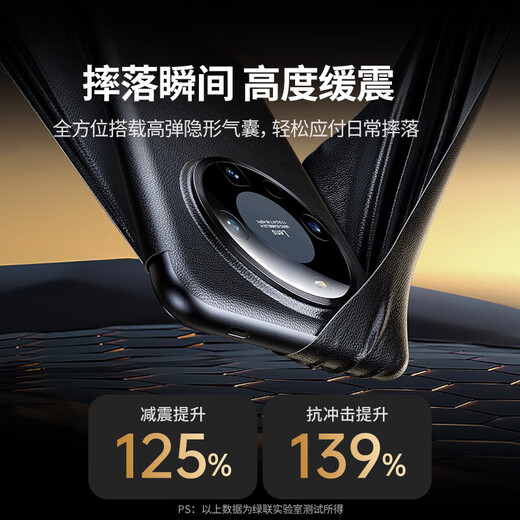 皇上请进 【磁吸翻盖】适用华为mate60pro手机壳Mate60pro+保护套真素皮智能视窗超薄全包防摔商务外壳 Mate60pro/pro+【玄黑色】丨磁吸翻盖