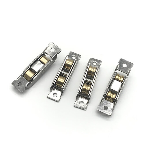 Thousand-speed wheel leveling door and window pulley double copper wheel push-pull sliding door and window ground wheel copper wheel 88 double copper flat wheel model