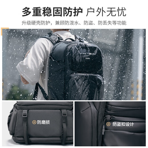 Ulanzi You Basket BP10 Hard Shell Photography Backpack Micro SLR Camera Bag Lens Digital Storage Bag Multifunctional Waterproof Photography Bag Large Capacity Outdoor Camera Backpack
