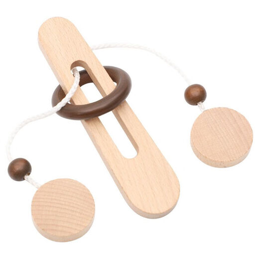 Puzzle der Puzzlespielzeug für Kinder, Erwachsene, ältere Menschen, pädagogische praktische Spielzeuge für Kindergarten Luban Locks Set, Magic Ring Escape Puzzle Toys