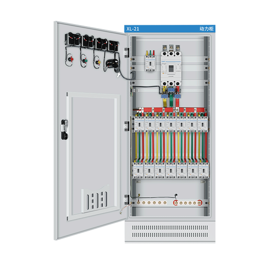 Customized low-voltage complete set of distribution cabinet XL21 three-phase 380 distribution box indoor floor-standing cabinet GGD metering box control box best-selling model XL21 configuration 1
