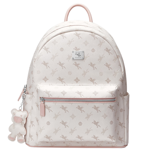 Nucelle New Zhilan Shen Yue Même sac à dos Pegasus pour les femmes 2025 Commu au niveau d'études d'étudiant légerbag de grande capacité Gift Cream Cream Medium Version [peut être placé dans un iPad de 11 pouces]