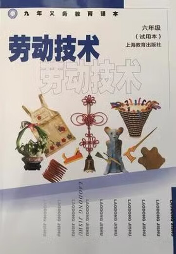 上海教材课本劳动技术678年级六七八年级沪教版劳技教科书