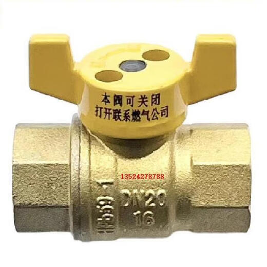 Renjuyi customized 9277 natural gas key magnetic lock key valve valve key heating tap water meter natural gas magnetic lock ball valve DN20
