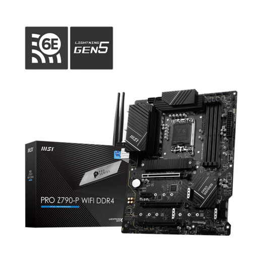 微星Z790/Z690系列主板Z790刀锋/暗黑/GAMING搭配12代13代处理器 电竞主板 【WIFI D4】Z790-P WIFI D4