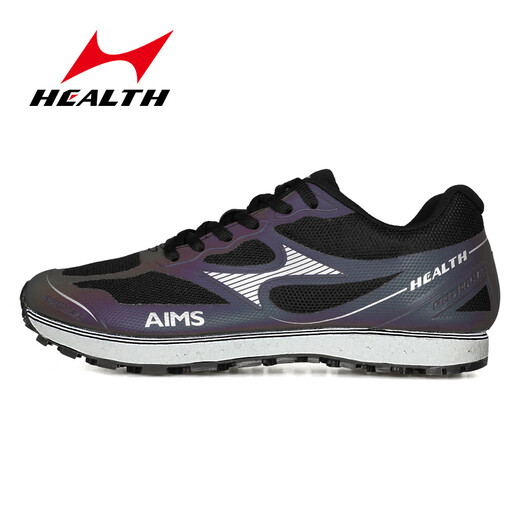Aviertos de zapatos de prueba física para correr para el examen de ingreso de la escuela secundaria zapatos deportivos para hombres y mujeres estudiantes de atletismo examen físico de larga distancia entrenamiento de salto de largo salto 699 negros 42