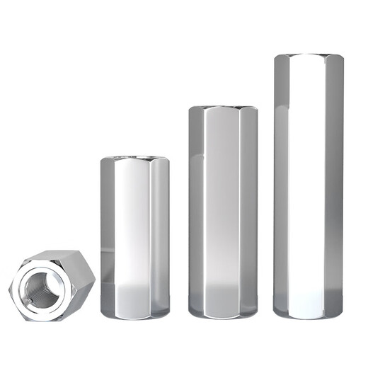 Tianzhuo Hardware 304 stainless steel hexagonal extended nut screw cap screw rod thread butt screw joint connection female MM3-M24 M8*30*S13-2 only