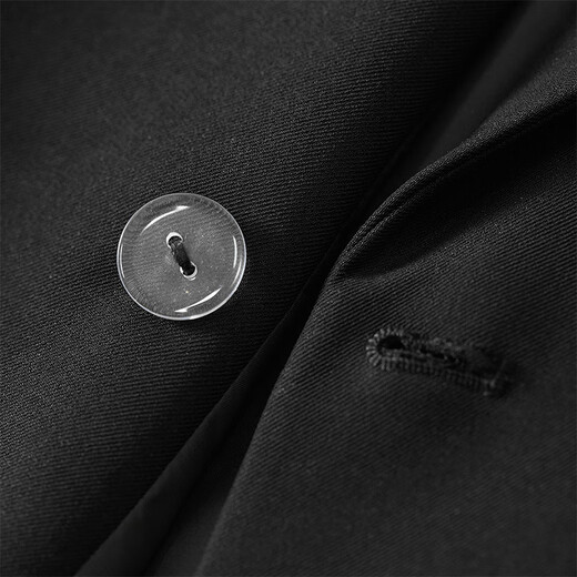 Shandubila Professional Commuting Suit Women's Spring and Autumn Formal Suit Jacket Pants Interview Two-piece Set Black M