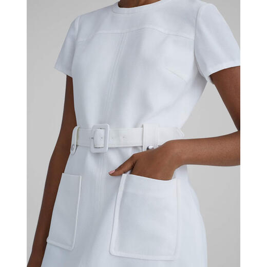 Club MonacoMonaco Women's One Size Belt Pocket Dress Bdb 10