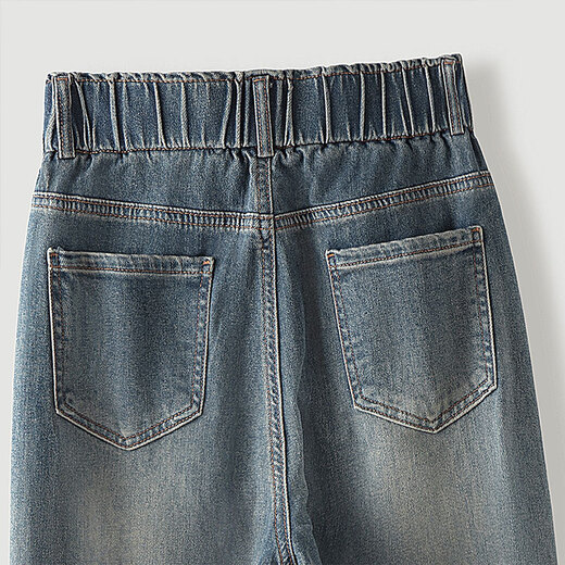 Cypress House Wäsche Jeans 2025 Herbst neue Frauen modische elastische hohe Taille lange, breite Beine