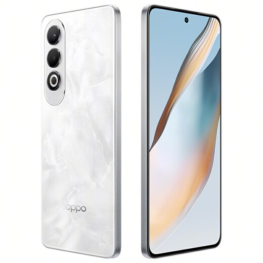 OPPO K12 Plus new 5G mobile phone, full network gaming photography mobile phone, 6400mAh long battery life straight screen student mobile phone, Xuefengbai, 12GB+512GB official standard [National Joint Guarantee]