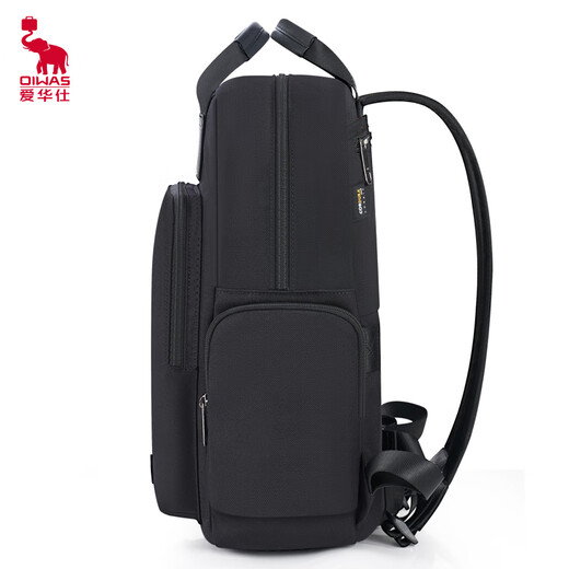 Avas [gleicher Stil im Einkaufszentrum] High-End-Business-Rucksack für Männer für Pendeln und ungezwungene 15,6-Zoll-Computer-Taschen-Schulbag Schwarz