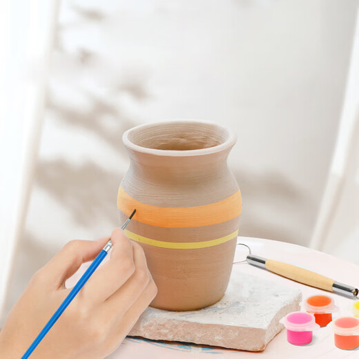 巧巧兔陶泥小学生手工diy制作玩具泥巴粘土儿童免烧陶艺机工具套装