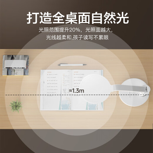 Zhixingsheng desk lamp eye protection learning reading and writing desk bedroom college student dormitory night light children's bedside lamp rechargeable sunlight national AA level Rhine eye protection German Rheinland eye protection lamp beads with night light RGO exempt grade blue light