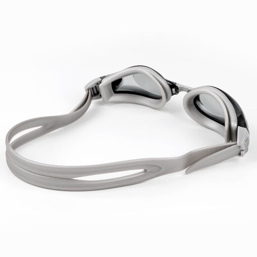 YINGFA swimming goggles HD anti-fog waterproof comfortable training flat light large frame eye protection adult men and women swimming goggles gray