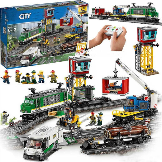 LEGO CITY CITY SERIES 60198 TROUPE ÉLECTRIQUE TROUPE DE FREIGHT BLAINS ET FILLES BLOCS CONDITIONS CODEAUX TOUR Harry Potter Train