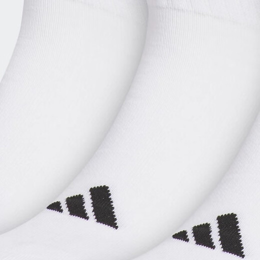 阿迪达斯（adidas）男袜女袜2024冬季新款舒适休闲透气运动袜JN4866 白色|JN4867 S