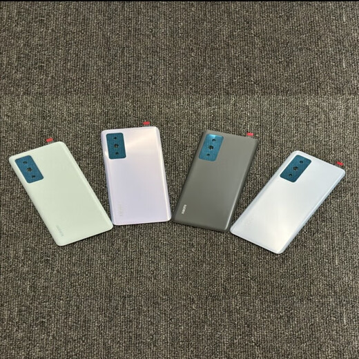 Bevorzugt zu Xiaomi 12 Originaler hinterer Abdeckung Glas 12x Original Heck -Hülle Mobiltelefon Batterieabdeckung Reis 12s Außenhülle Reis 12s SP Rice 12/s Heckabdeckung [Black + Frame] Brandneue
