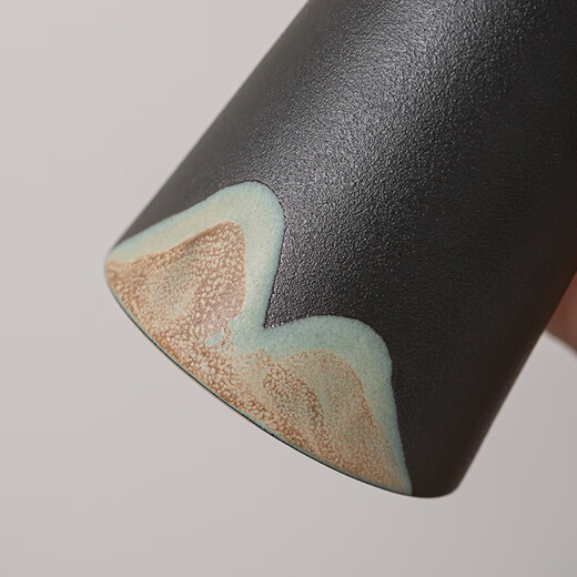 Su's ceramic tea set accessories tea ceremony hand-painted six gentlemen solid wood tea clip cup clip