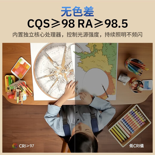 Zhixingsheng desk lamp eye protection learning reading and writing desk bedroom college student dormitory night light children's bedside lamp rechargeable sunlight national AA level Rhine eye protection German Rheinland eye protection lamp beads with night light RGO exempt grade blue light