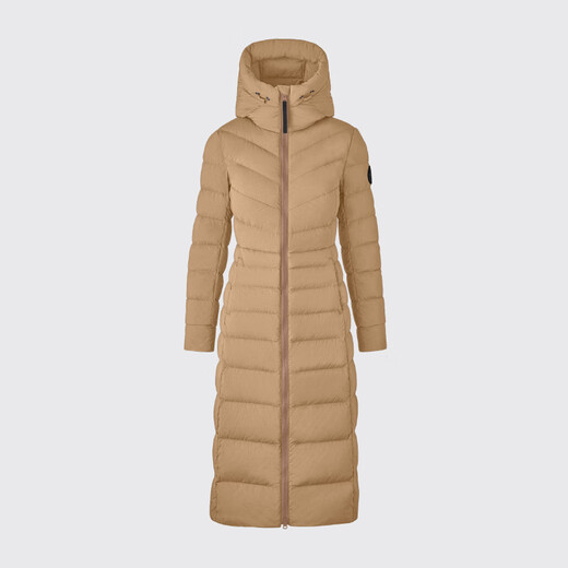 Canada Gans Clair Damen Black Label Long Outdoor Parker Big Goose Down Jacke 2330 WB 1483 Desert Color S