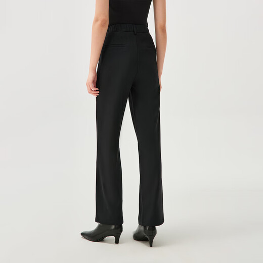 HLA Hailan House trousers women's business elegant waist double pleated straight trousers women's spring and autumn