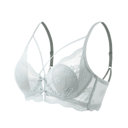 Sweet lady GOSO underwear women's comfortable seamless sexy bra women's push-up underwear pink blue 75B