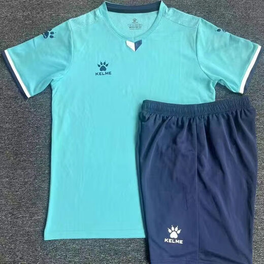 Karme Kelme Jersey Soccer Team Uniforme de manga corta Hombres y mujeres Rápidas secos transpirables Conjunto de uniforme de impresión Concurso de impresión 1048-Modelo personalizado 3xs Altura recomendada 115-125