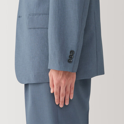 Muji Herrenjacke Herrenjacke Frühherbst im Herbststil Herrenanzug kleiner Anzug ad0uva4s geräuchert blau l 175/100a