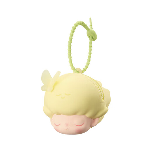Zhiyu pop martpop martdimoo citas en la bolsa de auriculares japonesa labubu silicone pelado de peltizador de juguete dimoo a su lado - bolsa de auriculares
