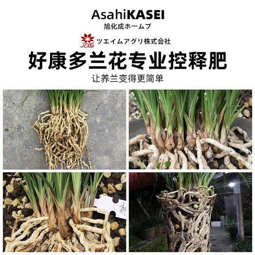 CPAI Japan imports Haokangduo orchid special slow-release fertilizer magic fertilizer orchid clivia orchid flower-promoting plant granular fertilizer orchid dendrobium special 13-11-11+TE-500g No Specifications