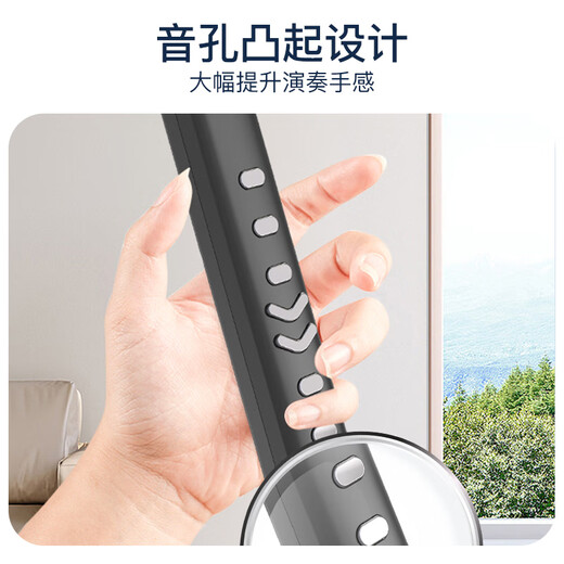 romusic电吹管乐器初学者电萨克斯葫芦丝笛子老人新型数字管笛电子管乐器 DC06-Pro标配【27种音色】