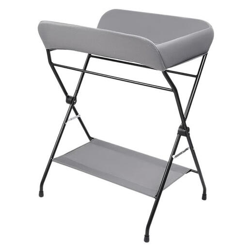 
IGIFTFIRE Diaper Table Baby Care Table Newborn Diaper Change Diaper Touching and Bathing Integrated Table Multi-functional Space Gray (Basic Model)