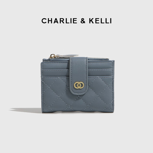 CHARLIE&KELLI CK brand bag women's bag 2025 new simple women's wallet versatile compact wallet birthday gift for women black