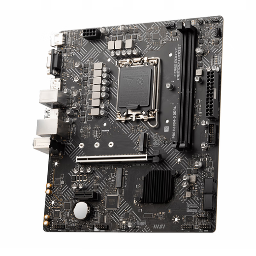 Intel 12/13 Generation Core CPU MSI H610 Motherboard CPU Set Board U Set MSI Pro H610m-G D4 I3-12100 Box