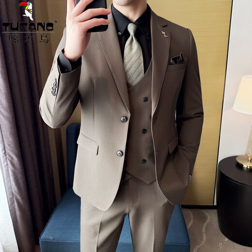 Woodpecker (Tucano) traje para hombres Vestido de novia de novia de novia Profesional de ropa formal de traje para hombres casuales