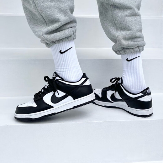 
Nike (NIKE) shoes men's shoes Dunk Low retro casual shoes low top panda men's wear-resistant casual shoes men DD1391-100 Black and white panda 41