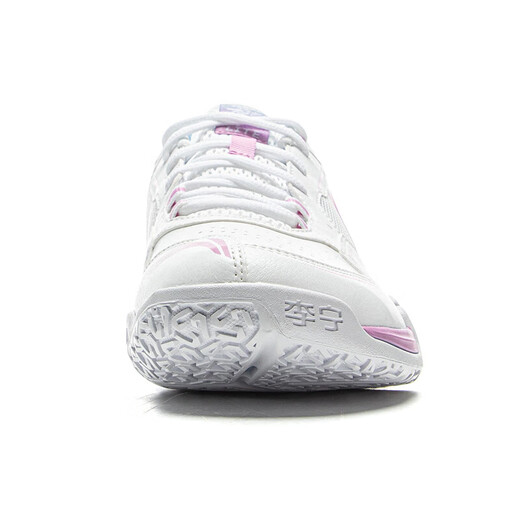 Li Ning (LI-NING) ground flying 3 LITE badminton shoes 2025 new competition training wide last sports shoes wear-resistant and comfortable AYTV003-1 standard white wide last 42 (265mm) 9