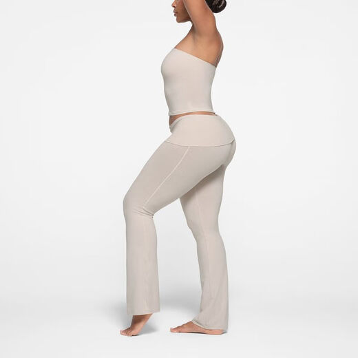 SKIMS tube top, women's solid color cotton plain soft, breathable, sexy, versatile bottoming support, Kardashian style CJ STONE XL