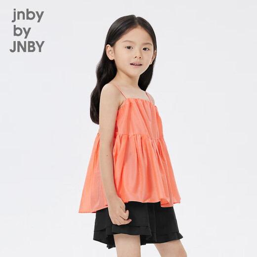 jnby by JNBY江南布衣童装吊带背心夏可爱宽松休闲舒适透气女童儿童1N6013590 679荧光粉 140 cm