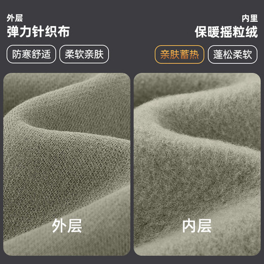 Мужская толстовка с круглым вырезом Camel (CAMEL), весенне-осенний пуловер плюс бархатный теплый однотонный повседневный свободный топ для пар M14CA5E670