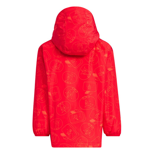 Adidas (adidas) Ropa para niños Chaqueta con capucha para niños con aterciopelio Año nuevo para niños Año Nuevo y caquiadores y chaqueta de bloqueo de color ruyi JF3879 JF3879 110cm