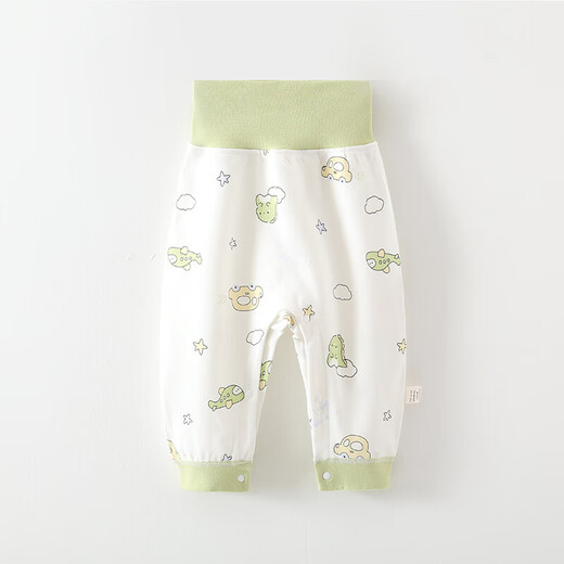 [Belle Yichun Babyhose] Babyhosen Schnappknopf hoher Taille -Bauchschutzhose Neugeborene Buntstiftfrucht #6211 73