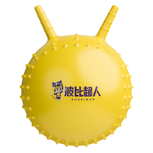 Poppy Superman Bola de esquina Entrenamiento de integración sensorial para niños Pelota de salto Juguete Bebé Jardín de infantes Bola de rebote engrosada Juguete de rebote inflable 5 años o más Esfera amarilla Tamaño 45 cm