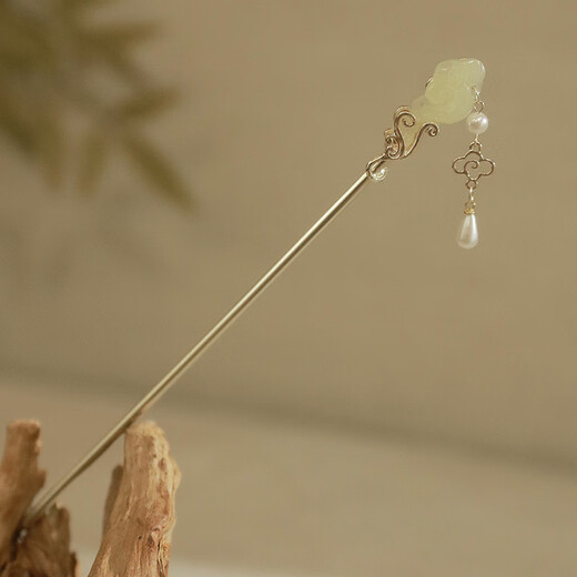 Two generations of happy country, auspicious clouds, tassel hairpin, high-end hairpin, ancient style cheongsam, Hanfu headdress, daily hairpin gift, gift box