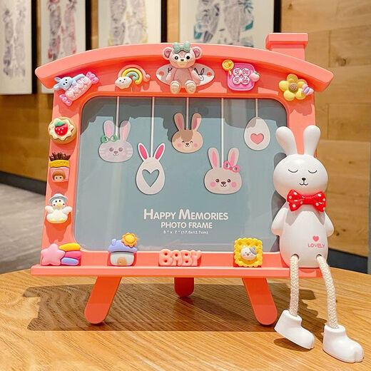 Bei Lian Cartoon Cute Horizontal 7-inch Photo Frame Creative Kindergarten Baby Photo Stage Office Desktop Photo Stand Watermelon Red Snow Bear Horizontal Customized Print Photo Bei Lian Cartoon Cute Horizontal 7-inch Photo Frame Creative Kindergarten Baby Photo Stage Office Desktop Photo Stand Watermelon Red Snow Bear Horizontal Customized Print Photo
