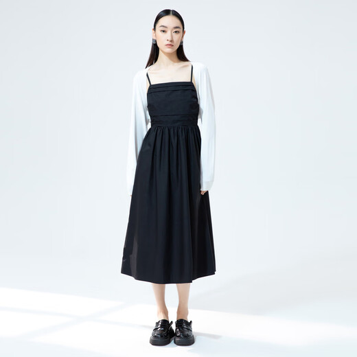 
THE SEA LIFE Ouhai Life Sweater Women's Texture Comfortable Natural and Versatile Casual Sweater B11151 Black Mage M