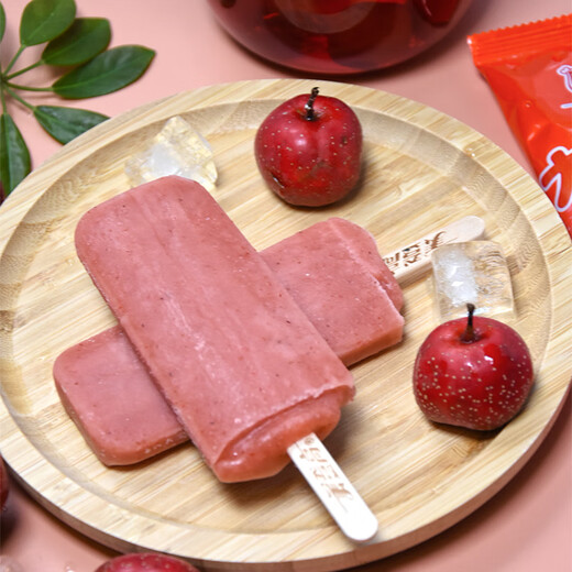 Meidengaodahongguo hawthorn flavor popsicle 75g*10 sticks fruity ice cream ice cream wholesale ice cream